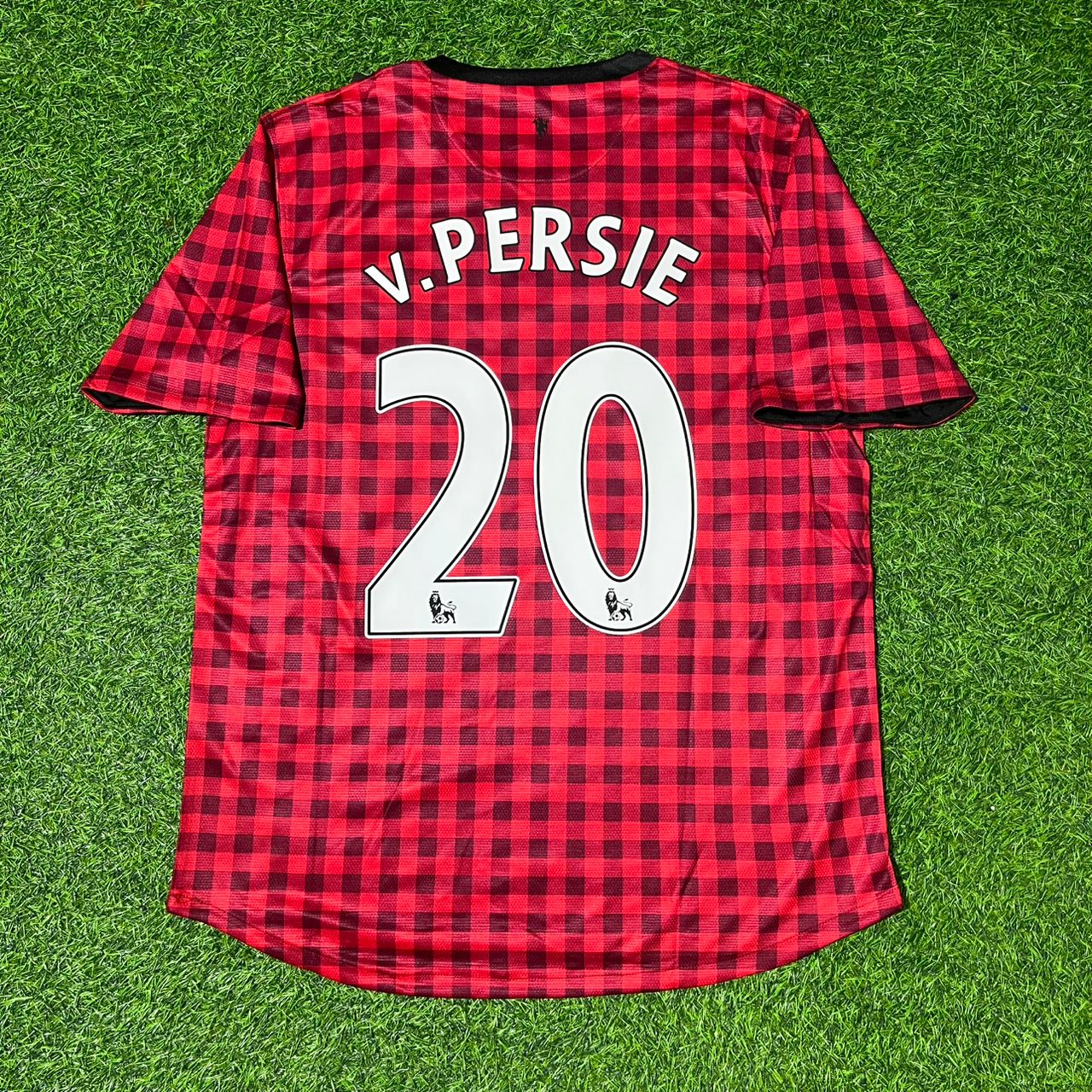 Robin van Persie Manchester United 2012 2013 Season Red Retro Football Jersey