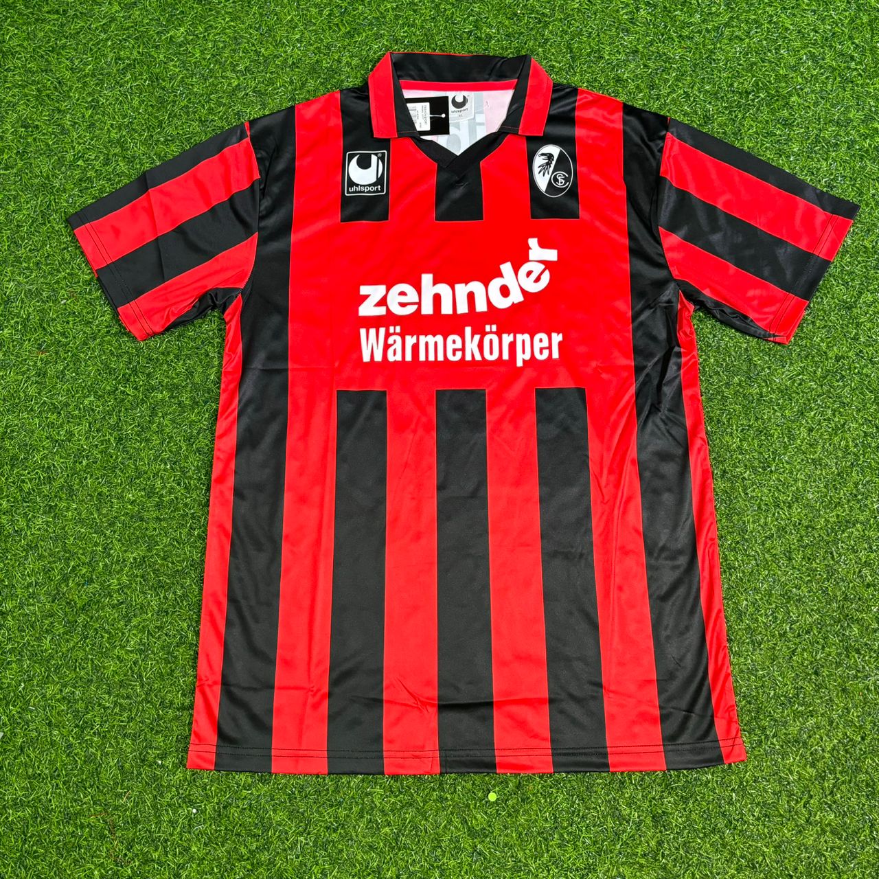 Jens Todt SC Freiburg 1994-1995 Retro Football Jersey Kit