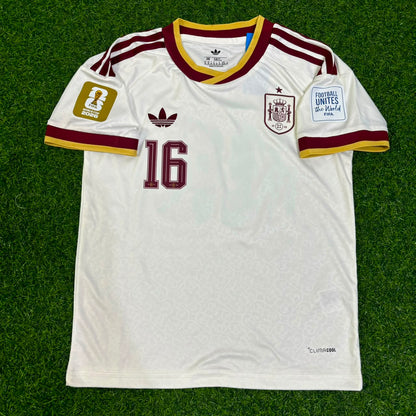 Spain World Cup 2026 Rodri #16 Away Football Jersey