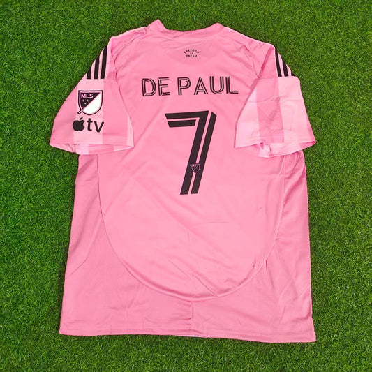 Rodrigo de Paul 7 Inter Miami 2026 Football Jersey Kit