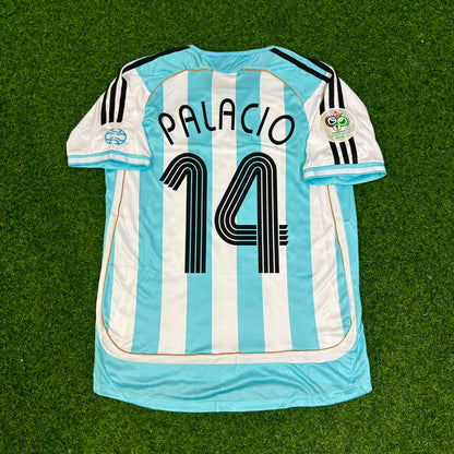 Argentina World Cup 2006 Rodrigo Palacio Retro Football Jersey