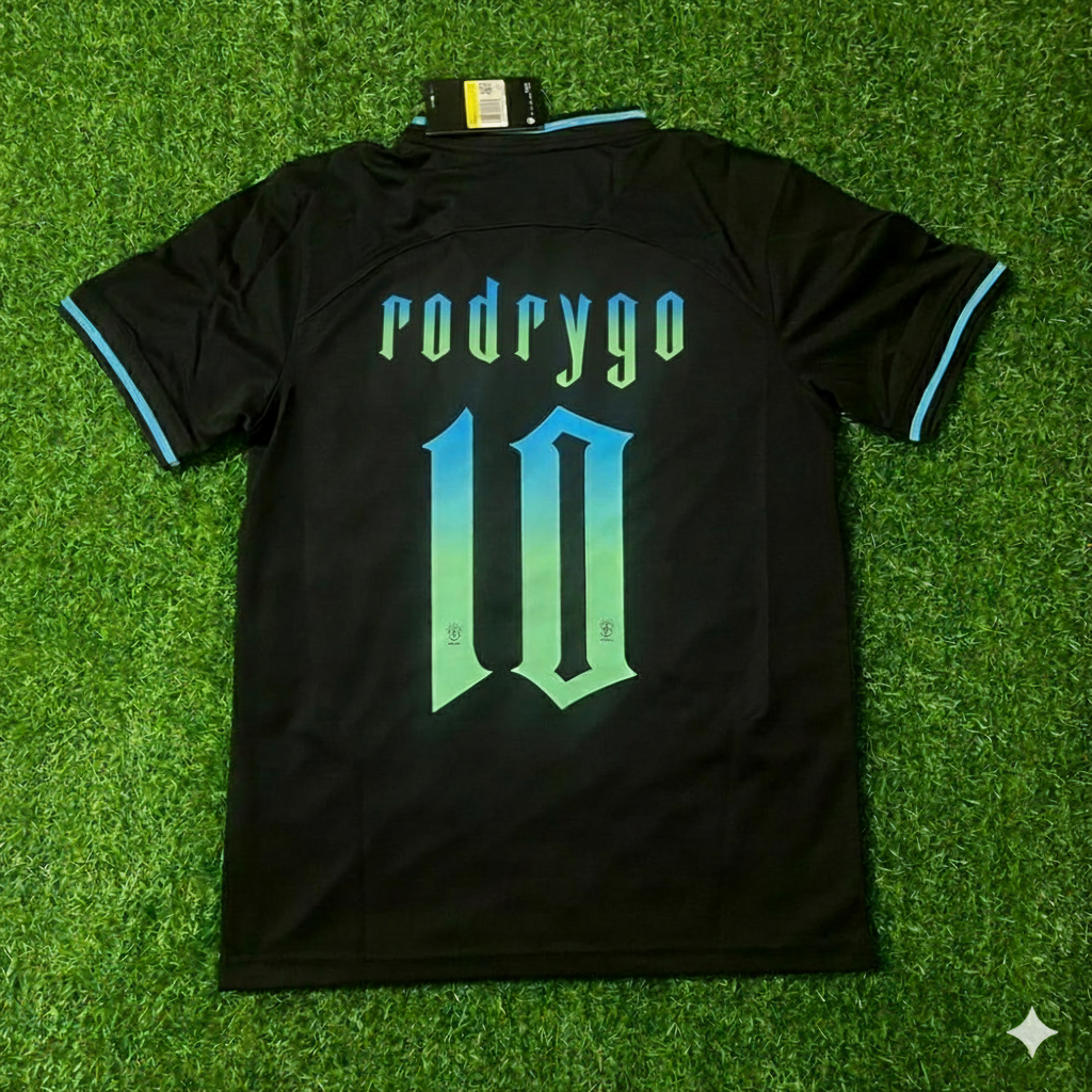 Rodrygo Brazil Retro Football Jersey