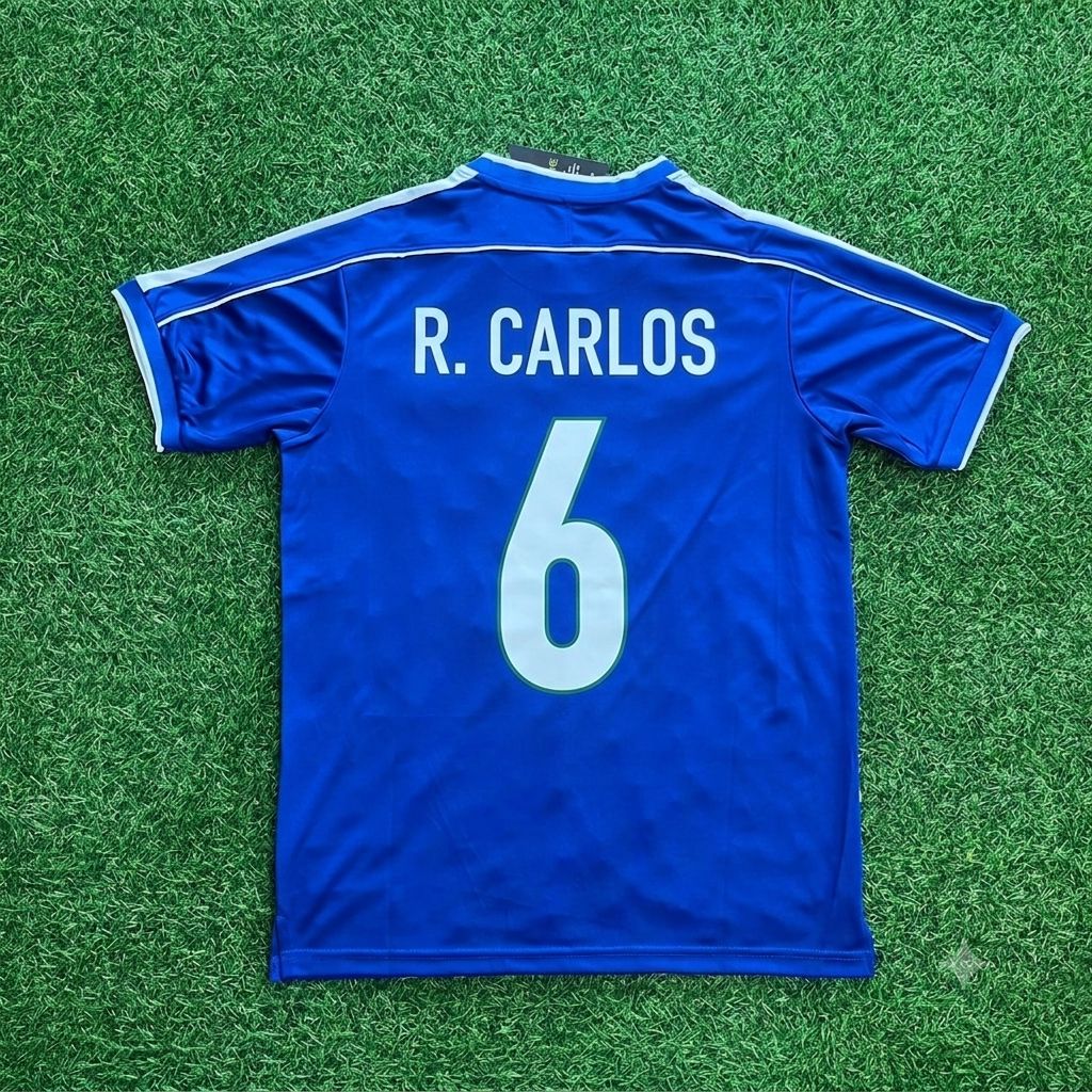 Brazil World Cup 1998 Roberto Carlos Retro Football Jersey