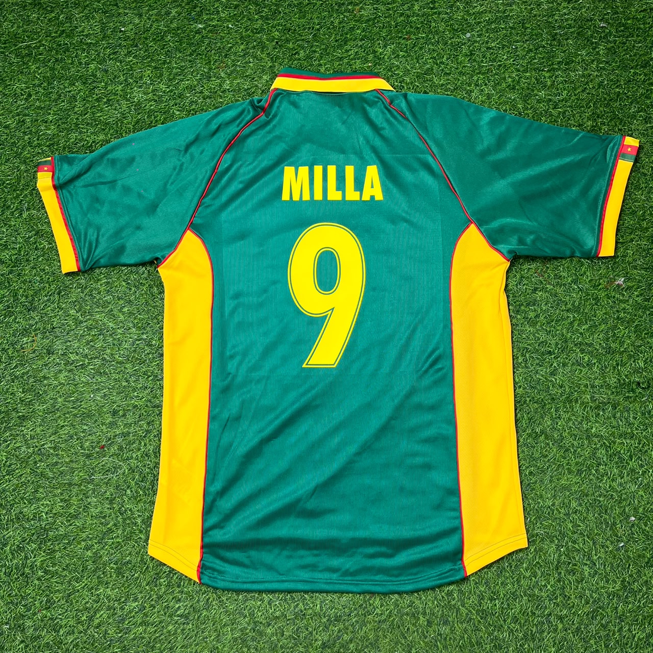 Roger Milla Cameroon Retro Football Jersey Kit