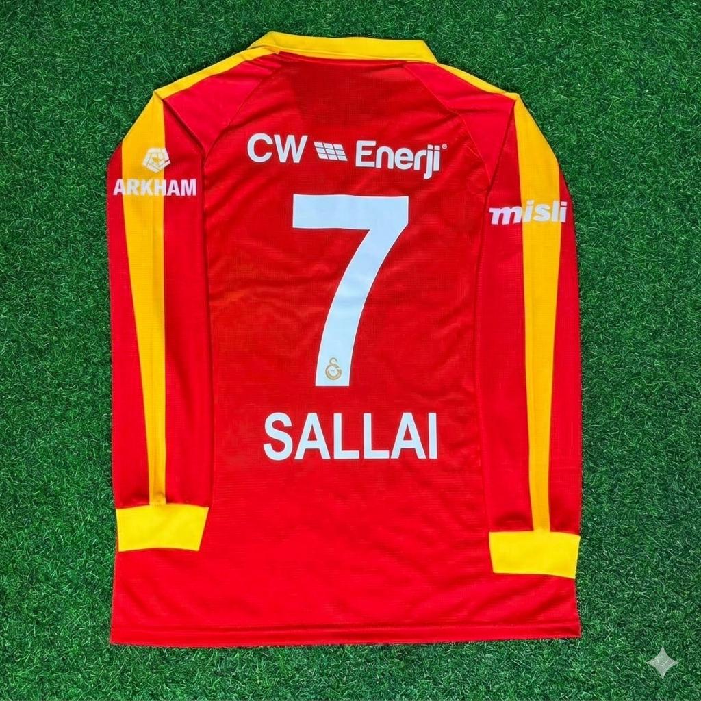 Roland Sallai Galatasaray Legendary Retro Vintage Long Sleeve Football Jersey Kit