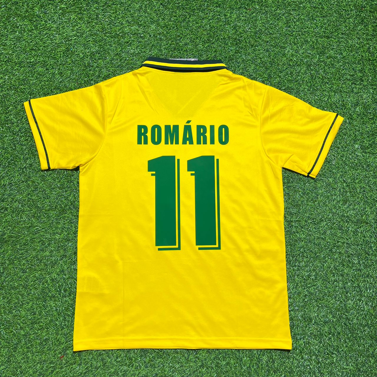 Brazil World Cup 1994 Romário #11 Final Retro Football Jersey
