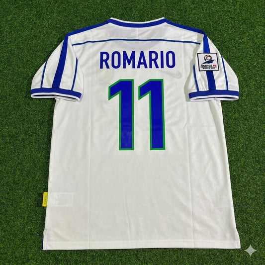 Brazil World Cup 1998 Romário #11 Retro Football Jersey