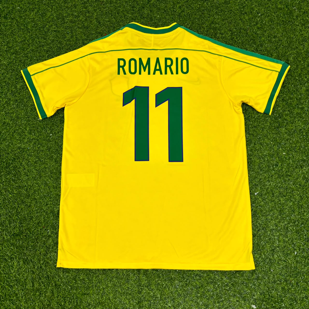 Brazil World Cup 1998 Romário #11 Retro Football Jersey Kit