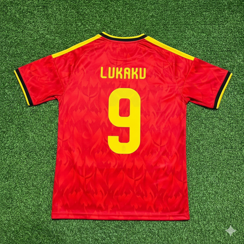 Romelu Lukaku Belgium National Team Football Jersey Collection
