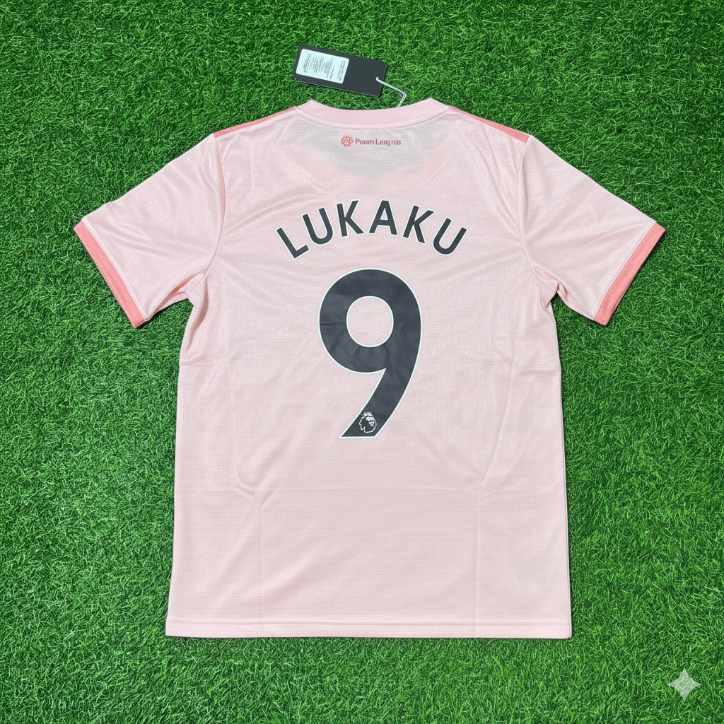 Romelu Lukaku Manchester United 2018/19 Pink Retro Football Jersey Collection