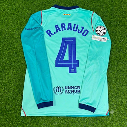 Ronald Araujo #4 Barcelona 2027 Long Sleeve Football Jersey