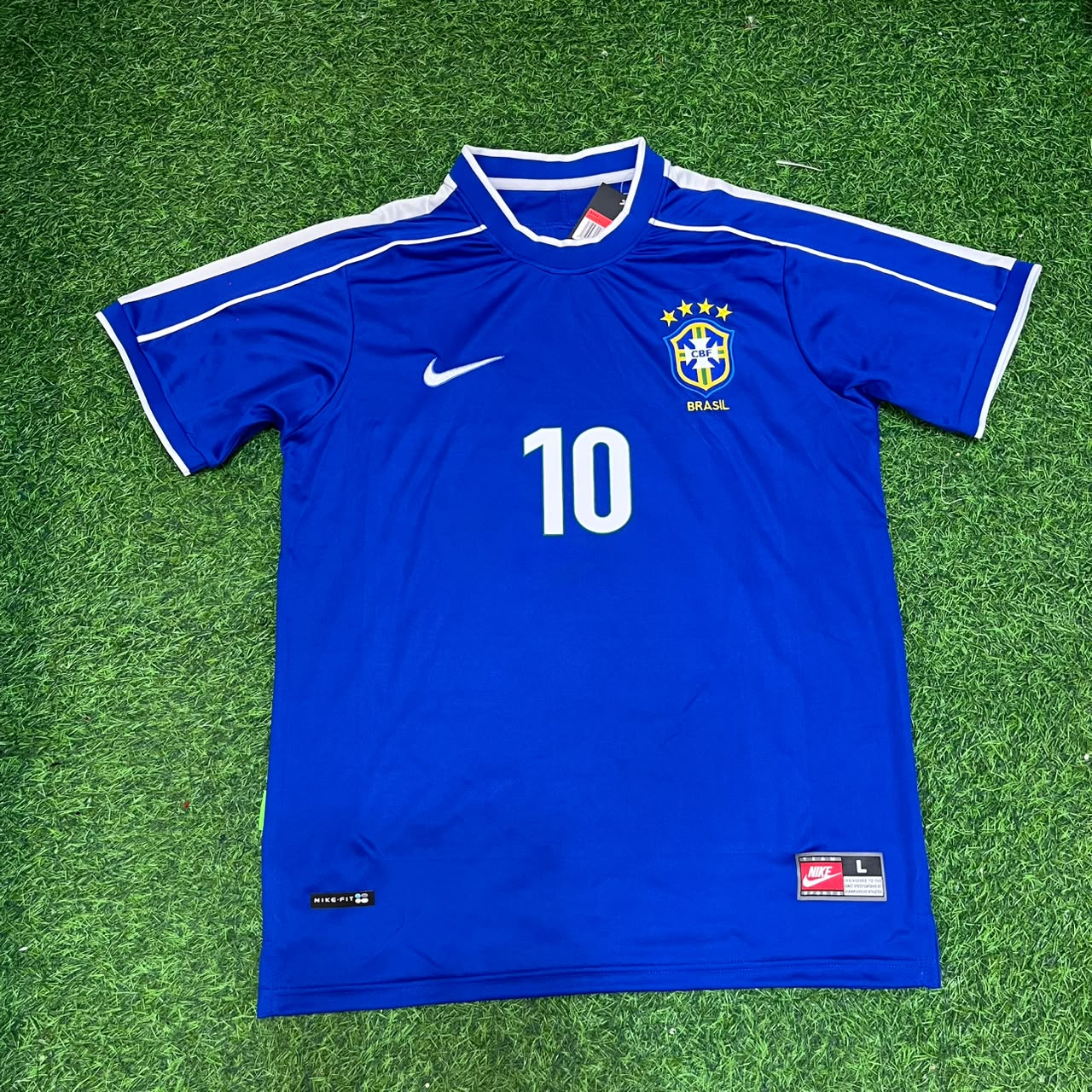 Ronaldinho Brazil Retro Football Jersey