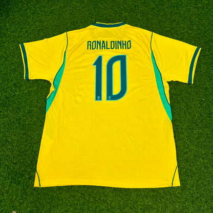 Ronaldinho Brazil Retro Football Jersey Collection