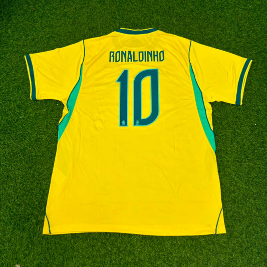 Ronaldinho Brazil Retro Football Jersey Collection