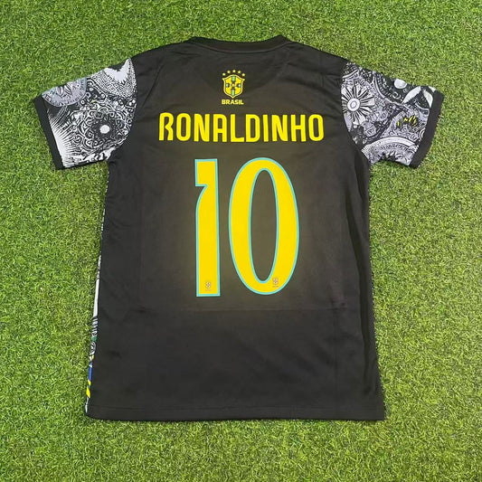 Ronaldinho Brazil Iconic Retro Football Jersey