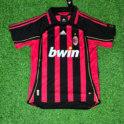 Ronaldinho Gaúcho 80 Milan 2008-2009 Home Retro Football Jersey Kit