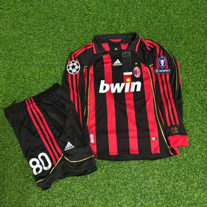 Ronaldinho Gaúcho AC Milan 2009 Home Long Sleeve Retro Football Jersey Collection