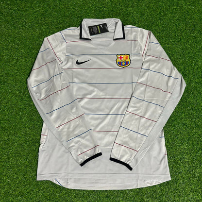 Ronaldinho Gaucho Barcelona 2003 2004 Away Long Sleeve Retro Football Jersey Collection