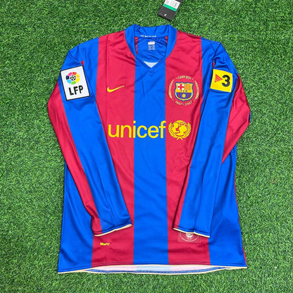 Ronaldinho Gaucho Barcelona 2007 Retro Football Jersey Kit