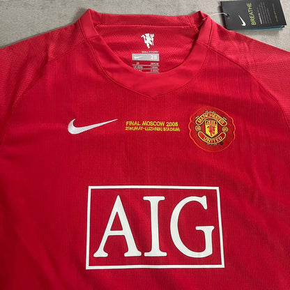 Cristiano Ronaldo Manchester United 2008 Final Kids Children Home Football Jersey Kit