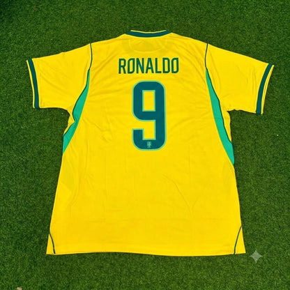 Ronaldo Nazario Brazil Commemorative Special Retro Football Jersey