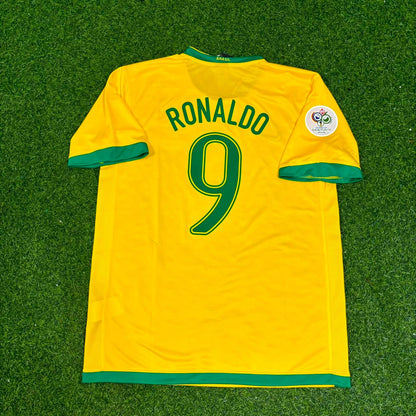 Brazil World Cup 2006 Ronaldo Nazario #9 Football Jersey