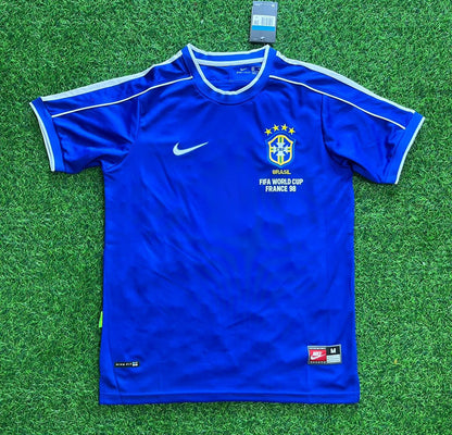 Brazil World Cup 1998 Cafu Retro Football Jersey