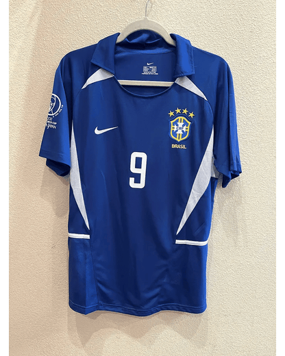 Ronaldo Nazario Brazil 2002 World Cup Retro Football Jersey Kit