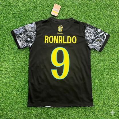 Ronaldo Nazario Brazil Iconic Retro Football Jersey