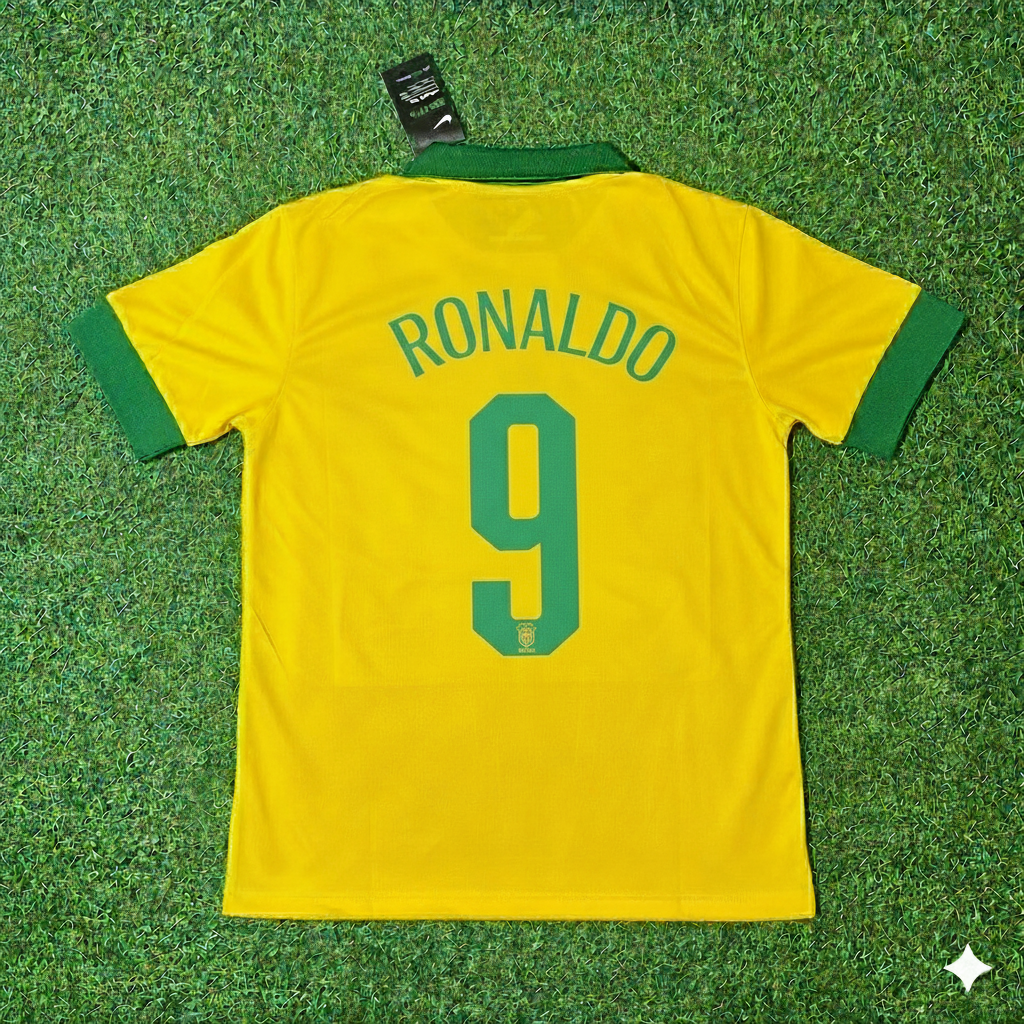Ronaldo Nazario Brazil Retro Football Jersey Collection