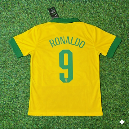 Ronaldo Nazario Brazil Retro Football Jersey Collection