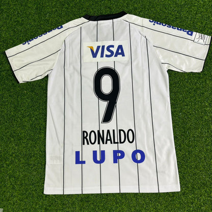 Ronaldo Nazario Corinthians 2009 White Retro Football Jersey Kit