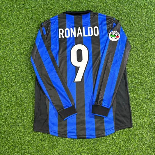 Ronaldo El Fenomeno R9 - Inter 1998 1999 Retro Football Jersey