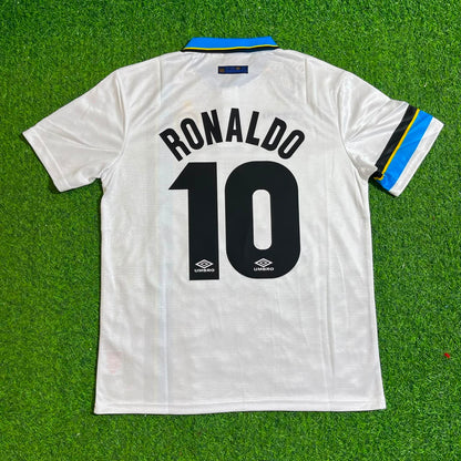 Ronaldo Nazario Inter 1997 1998 Away Retro Football Jersey