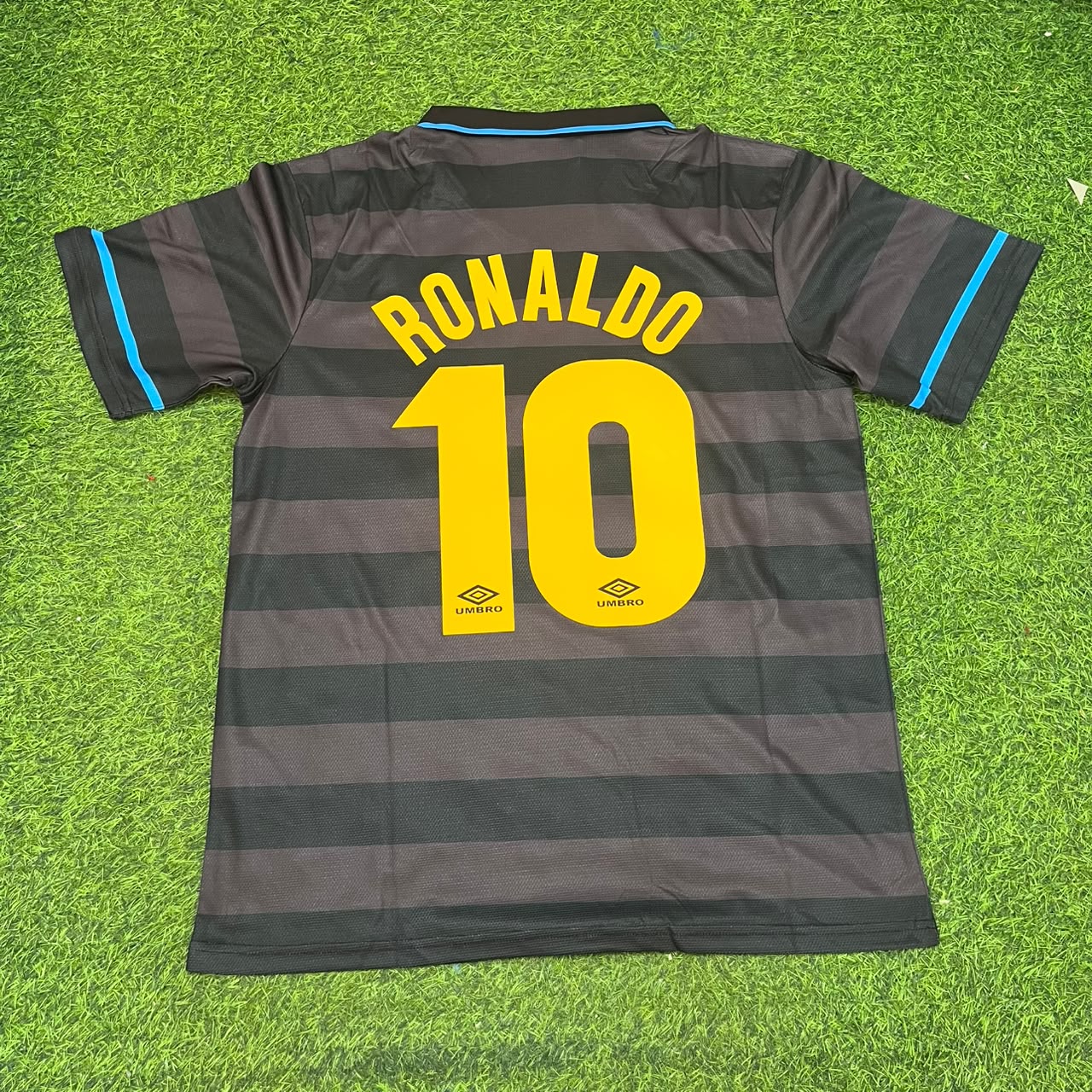 Ronaldo Nazario Inter 1997 1998 Retro Football Jersey Kit