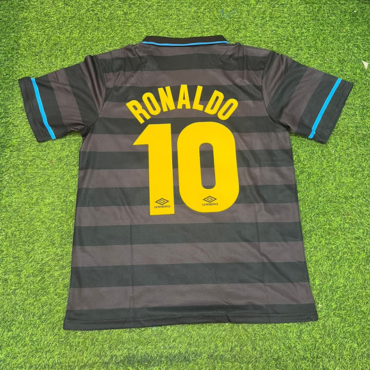 Ronaldo Nazario Inter 1997 1998 Retro Football Jersey Kit
