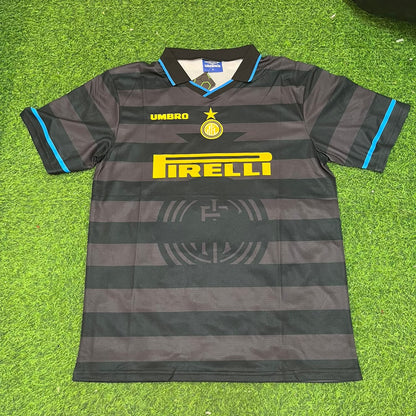 Ronaldo Nazario Inter 1997 1998 Retro Football Jersey Kit