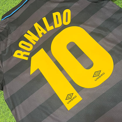 Ronaldo Nazario Inter 1997 1998 Retro Football Jersey Kit