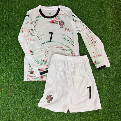 Cristiano Ronaldo Portugal White Football Jersey