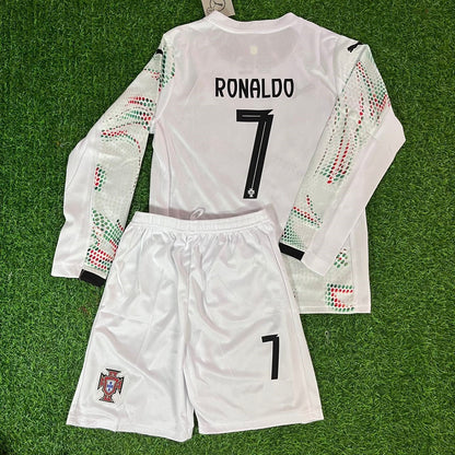 Cristiano Ronaldo Portugal White Football Jersey