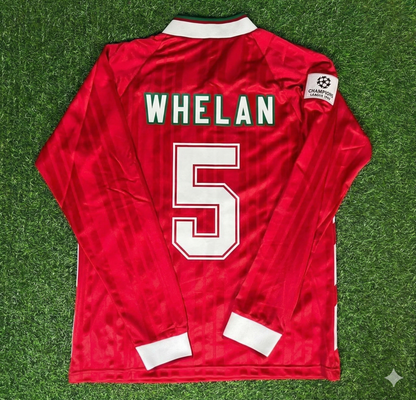 Ronnie Whelan Liverpool Long Sleeve Retro Football Jersey Kit