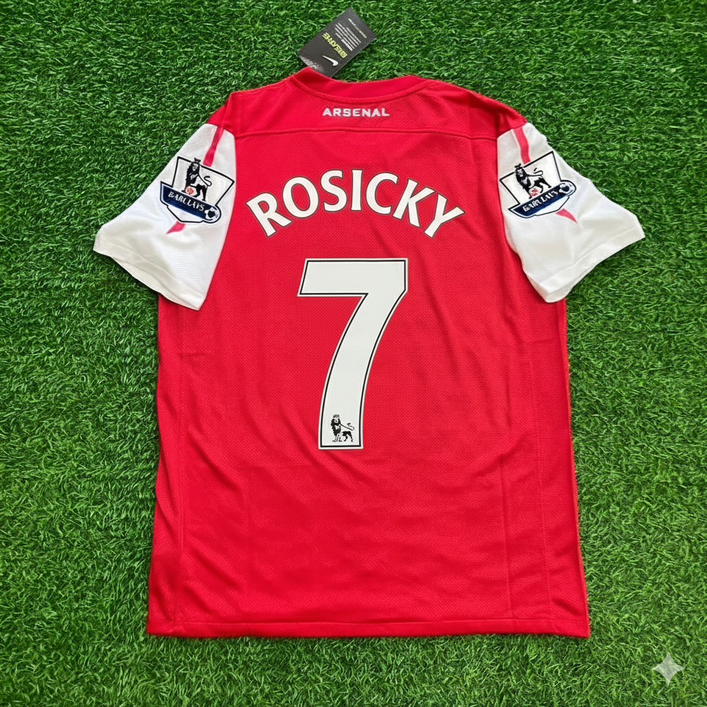 Tomas Rosicky Arsenal 2011-2012 Retro Football Jersey Kit