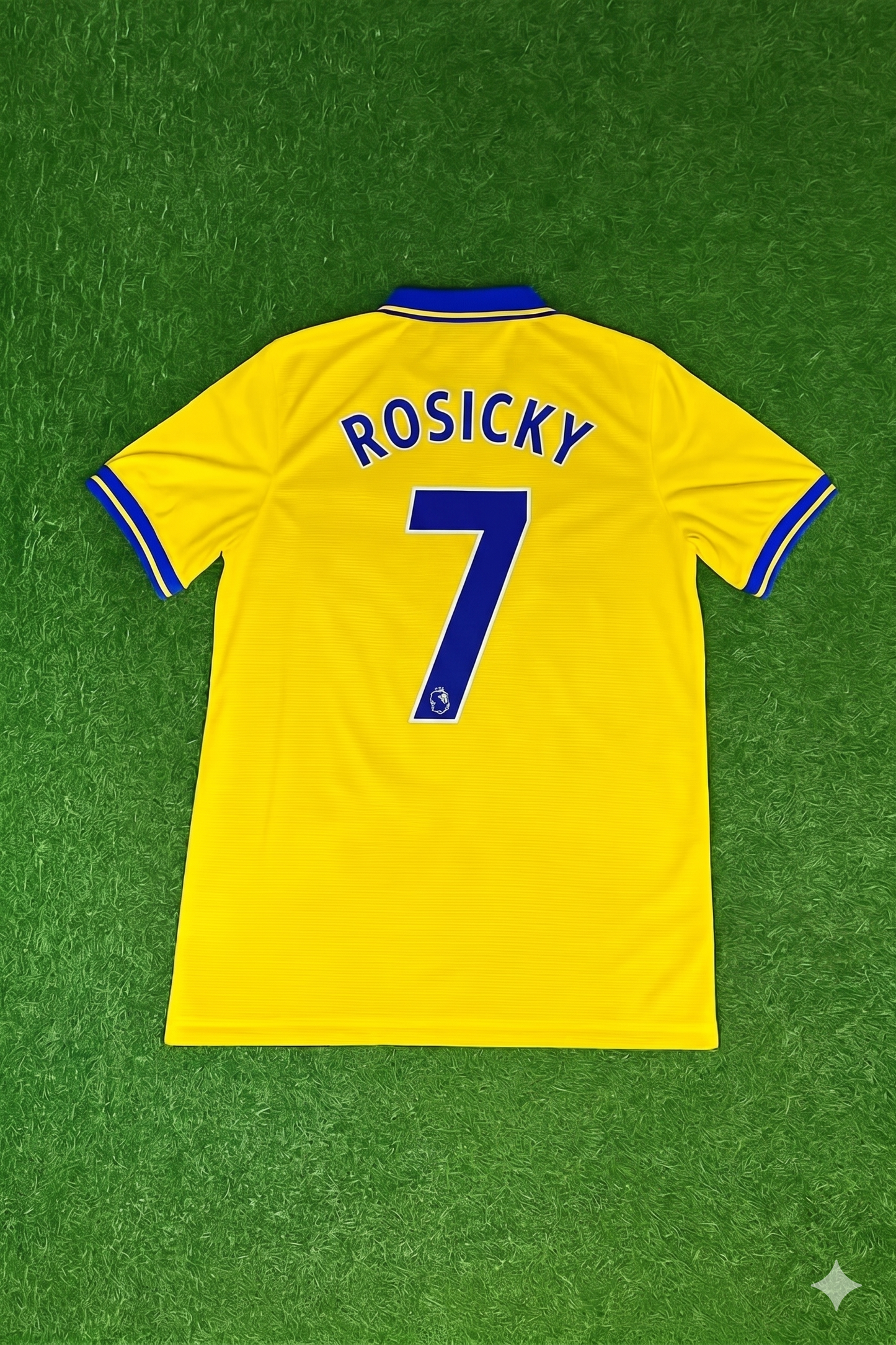 Tomas Rosicky Arsenal 2013/2014 Yellow Retro Football Jersey Kit