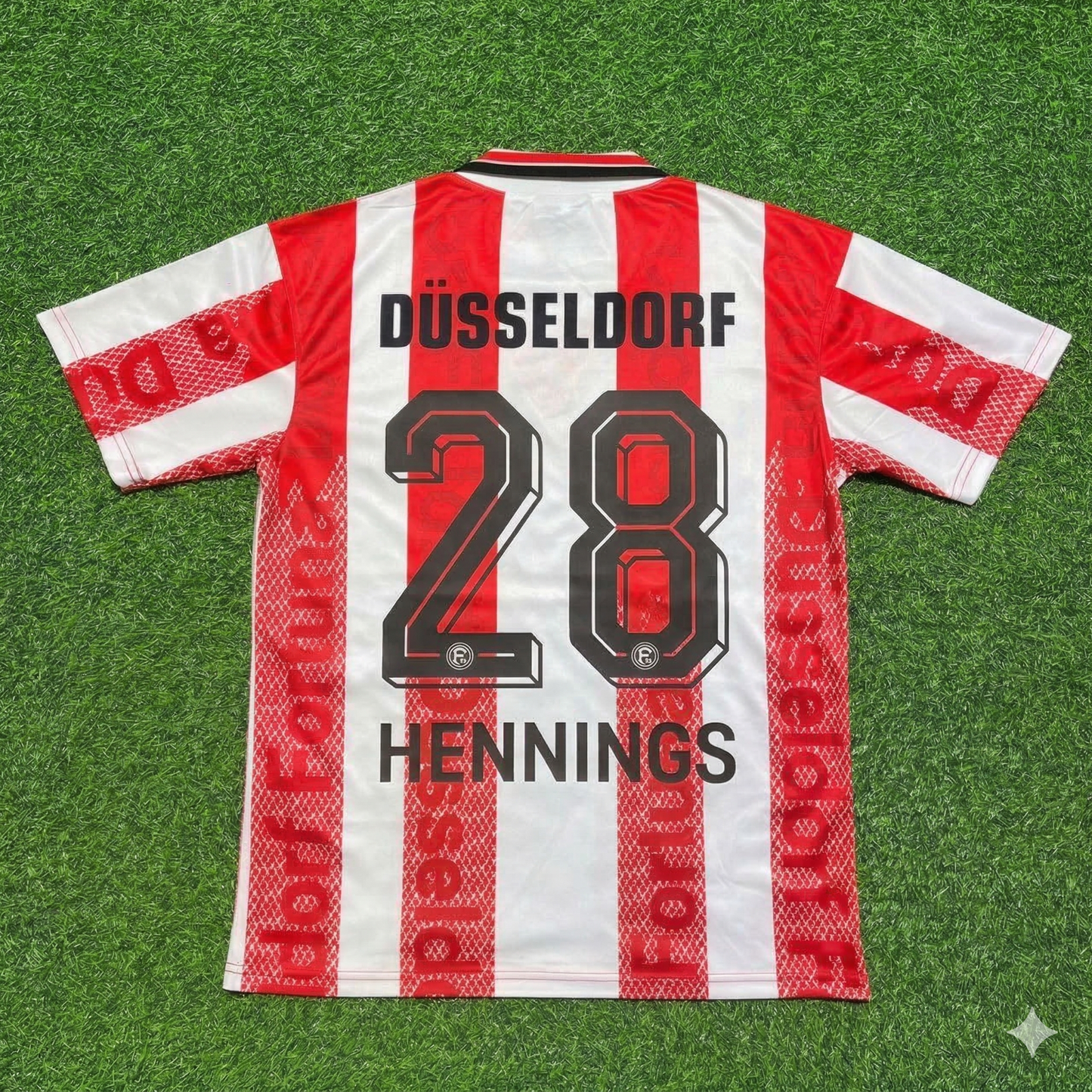 Rouwen Hennings Fortuna Düsseldorf Retro Football Jersey Kit