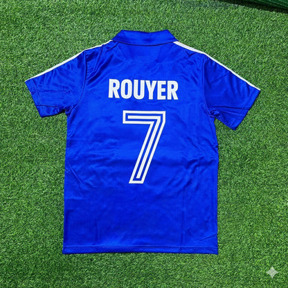 France World Cup 1982 Olivier Rouyer Retro Football Jersey Retro