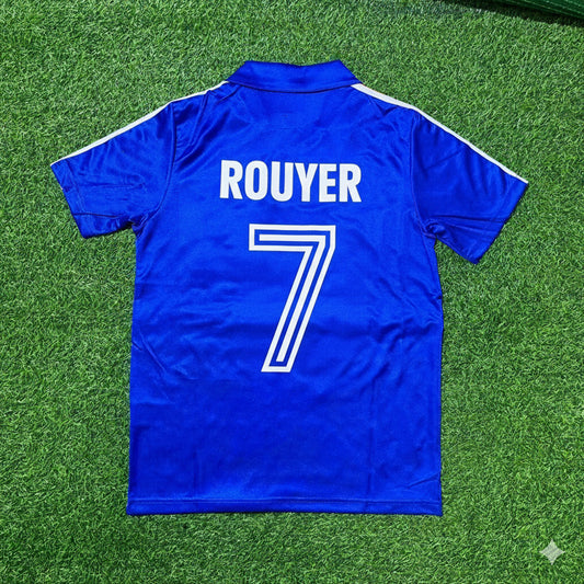 France World Cup 1982 Olivier Rouyer Retro Football Jersey Retro