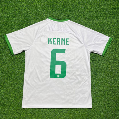 Roy Keane 6- Ireland Vintage Special Edition White Football Jersey Collection