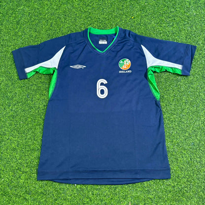 Ireland World Cup 2002 Roy Keane Retro Football Jersey