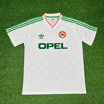 Roy Keane Ireland White Legendary Anniversary Retro Football Jersey Collection