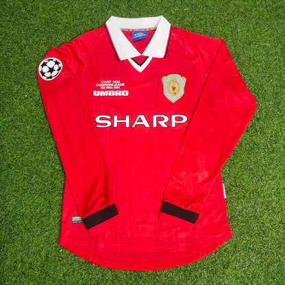 Roy Keane Manchester United 1999 Champions League Final Retro Football Jersey Collection